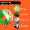 imageJoiedomi 3 Pcs Halloween Inflatables Octopus Tentacle Outdoor Window Decorations Octopus Legs with Buildin LEDs Halloween Front Door Window Roof Prop Outdoor Holiday Blow up Decor for Garden LawnGreen