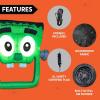 imageJoiedomi 43 FT Halloween Inflatable Outdoor Decorations Trunk Or Treat Car Decoration Blow Ups Green Zombie with Builtin LEDs for Car Decor Halloween Yard DecorZombie