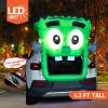 imageJoiedomi 43 FT Halloween Inflatable Outdoor Decorations Trunk Or Treat Car Decoration Blow Ups Green Zombie with Builtin LEDs for Car Decor Halloween Yard DecorZombie