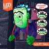 imageJoiedomi 45 FT Halloween Inflatable Outdoor Decorations Blow Up Yard Decorations Inflatable Halloween Decor Zombie Blow Up with Flashing LED for Window Decor