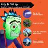 imageJoiedomi 45 FT Halloween Inflatable Outdoor Decorations Blow Up Yard Decorations Inflatable Halloween Decor Zombie Blow Up with Flashing LED for Window Decor