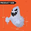 imageJoiedomi 45 FT Halloween Inflatable Scary Flying Ghost Broke Out from Window Inflatable with Buildin LED Blow Up Ghost for Halloween Party Indoor Outdoor Yard Garden Lawn DecorationScary Ghost