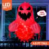 imageJoiedomi 45 FT Halloween Inflatable Scary Flying Ghost Broke Out from Window Inflatable with Buildin LED Blow Up Ghost for Halloween Party Indoor Outdoor Yard Garden Lawn DecorationScary Ghost