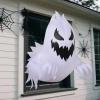 imageJoiedomi 45 FT Halloween Inflatable Scary Flying Ghost Broke Out from Window Inflatable with Buildin LED Blow Up Ghost for Halloween Party Indoor Outdoor Yard Garden Lawn DecorationEvil Ghost