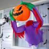 imageJoiedomi 45 FT Tall Halloween Inflatable Outdoor Decor Blow Up Halloween Yard Decorations Inflatable Pumpkin Ghost Decor Pumpkin Blow Up with Red Eyes for Window Decoration