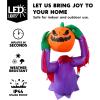 imageJoiedomi 45 FT Tall Halloween Inflatable Outdoor Decor Blow Up Halloween Yard Decorations Inflatable Pumpkin Ghost Decor Pumpkin Blow Up with Red Eyes for Window Decoration