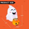 imageJoiedomi 45 ft Tall Halloween Inflatable Outdoor Decorations Blow Up Halloween Yard Decorations Inflatable Window Ghost Decor Blow Up Ghost with Candy Basket for Window Decor
