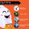imageJoiedomi 45 ft Tall Halloween Inflatable Outdoor Decorations Blow Up Halloween Yard Decorations Inflatable Window Ghost Decor Blow Up Ghost with Candy Basket for Window Decor