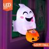 imageJoiedomi 45 ft Tall Halloween Inflatable Outdoor Decorations Blow Up Halloween Yard Decorations Inflatable Window Ghost Decor Blow Up Ghost with Candy Basket for Window Decor