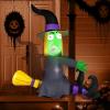 imageJoiedomi 4FT Halloween Inflatable Witch with Buildin LED Lights  Outdoor Blow Up Decor for Yard Trees ampamp Parties  Witch Decorations Waterproof Halloween Inflatables Outdoor Blow Up Yard Decor