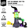 imageJoiedomi 4FT Halloween Inflatable Witch with Buildin LED Lights  Outdoor Blow Up Decor for Yard Trees ampamp Parties  Witch Decorations Waterproof Halloween Inflatables Outdoor Blow Up Yard Decor
