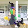 imageJoiedomi 4FT Halloween Inflatable Witch with Buildin LED Lights  Outdoor Blow Up Decor for Yard Trees ampamp Parties  Witch Decorations Waterproof Halloween Inflatables Outdoor Blow Up Yard Decor
