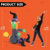 imageJoiedomi 4FT Halloween Inflatable Witch with Buildin LED Lights  Outdoor Blow Up Decor for Yard Trees ampamp Parties  Witch Decorations Waterproof Halloween Inflatables Outdoor Blow Up Yard Decor