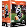 imageJoiedomi 5 FT Halloween Inflatables Skeleton Decor Outdoor Blow Up Decorations Sitting Skeleton Unicorn with LEDs for Halloween Decorations Outside Yard DecorSkeleton Unicorn