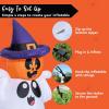 imageJoiedomi 5 FT Tall Halloween Inflatable Ghost Outdoor Decoration Inflatable Halloween Ghost Decor Outdoor with Rotating Light Blow Up Yard Decoration for Party Lawn Garden DecorPumpkin Ghost