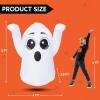 imageJoiedomi 5 FT Tall Halloween Inflatable Ghost Outdoor Decoration Inflatable Halloween Ghost Decor Outdoor with Rotating Light Blow Up Yard Decoration for Party Lawn Garden DecorFloating Ghost