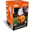 imageJoiedomi 5 FT Tall Halloween Inflatables Outdoor Decorations Inflatable Cute Ghost Halloween Decor Outdoor Blow Up Ghost Lift Pumpkin Candy Bag with Buildin LEDs for Yard DecorationsGhost with Pumpkin Candy Bag
