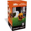 imageJoiedomi 5 FT Tall Halloween Inflatables Outdoor Decorations Inflatable Cute Ghost Halloween Decor Outdoor Blow Up Ghost Lift Pumpkin Candy Bag with Buildin LEDs for Yard DecorationsGhost With Handheld Pumpkin Candy Bag
