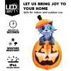 imageJoiedomi 5ft Tall Halloween Animated Inflatables Outdoor Decorations Inflatable Ghost on Pumpkin with LEDs Cute Blow Up Pumpkin Ghost Decor for Outside Yard Outdoor Lawn Garden Party DecorationCat