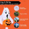 imageJoiedomi 6 FT Halloween Inflatable Ghost ampamp Pumpkin Outdoor Blow Up Window Decor with LED Lights Cute Halloween Yard Decoration