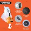 imageJoiedomi 6 FT Halloween Inflatable Ghost ampamp Pumpkin Outdoor Blow Up Window Decor with LED Lights Cute Halloween Yard Decoration
