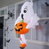 imageJoiedomi 6 FT Halloween Inflatable Ghost ampamp Pumpkin Outdoor Blow Up Window Decor with LED Lights Cute Halloween Yard Decoration
