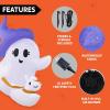 imageJoiedomi 6 FT Halloween Inflatables Outdoor Decoration Cute White Inflatable Ghost Walking Dog Decor with LED Light Ghost Blow Up Yard Decoration for Halloween Outdoor Garden Lawn Yard and Party