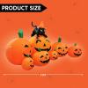 imageJoiedomi 7 FT Long Halloween Inflatables Pumpkin Outdoor Decorations 7 Pumpkins Outside Decoration with Witchs Cat with Buildin LEDs Blow Up Inflatables for Party Yard Lawn Garden Decor