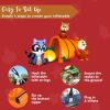 imageJoiedomi 7 FT Long Inflatable Woodland Animals with Cornucopia with Buildin LEDs Blow Up Inflatables for Thanksgiving Party Indoor Outdoor Yard Garden Lawn Fall Decorations