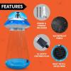 imageJoiedomi 9 FT Tall Halloween Inflatable UFO Outdoor Decorations Halloween Blow Ups UFO Alien Decor for Yard Decoration with LEDs for Lawn Garden Party DecorAnimated Lights