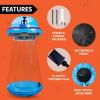 imageJoiedomi 9 FT Tall Halloween Inflatable UFO Outdoor Decorations Halloween Blow Ups UFO Alien Decor for Yard Decoration with LEDs for Lawn Garden Party DecorBlue Lights