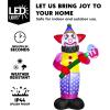 imageJoiedomi 9 FT Tall Halloween Inflatables Outdoor Decoration Blow Up Yard Decorations Giant Inflatable Clown with Hammer with LEDs for Scary Halloween Decor