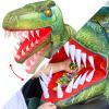 imageJoiedomi Animated Halloween Inflatable Outdoor Decorations Trunk or Treat Car Decorations Blow Ups Animated Dinosaur with LEDs for Halloween Yard DecorationDinosaur