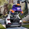 imageJoiedomi Halloween Inflatable Outdoor Decor Halloween Blow Ups for Yard Decorations Trunk or Treat Car Decorations Inflatable Spider with Spider Web for Car Decor