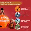 imageJoiedomi Thanksgiving Inflatable Decoration 6 FT Long Turkey Cornucopia Inflatable with Builtin LEDs for Thanksgiving Party Indoor Outdoor Yard Garden Lawn Fall DecorRacoon and Squirrel with pumpkin