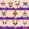 imageKlever Kits Halloween Pumpkin Decorating Kit with 10 Animal Designs Halloween Party Supplies DIY Arts Crafts Classroom Activities Party Favors for Kids