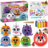 imageKlever Kits Halloween Pumpkin Decorating Kit with 10 Animal Designs Halloween Party Supplies DIY Arts Crafts Classroom Activities Party Favors for Kids