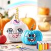 imageKlever Kits Halloween Pumpkin Decorating Kit with 10 Animal Designs Halloween Party Supplies DIY Arts Crafts Classroom Activities Party Favors for Kids