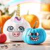 imageKlever Kits Halloween Pumpkin Decorating Kit with 10 Animal Designs Halloween Party Supplies Party Favors for Kids Pumpkin Painting Kit DIY Art and Crafts for Family Projects Classroom Activities