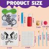 imageKlever Kits Halloween Pumpkin Painting Kit Party Favor for Kids Halloween Arts Crafts Party Supplies Glowing in The Dark Pumpkin Decorating Kit for School Activities Games