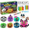 imageKlever Kits Halloween Pumpkin Painting Kit Party Favor for Kids Halloween Arts Crafts Party Supplies Glowing in The Dark Pumpkin Decorating Kit for School Activities Games