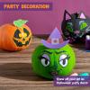 imageKlever Kits Halloween Pumpkin Painting Kit Party Favor for Kids Halloween Arts Crafts Party Supplies Glowing in The Dark Pumpkin Decorating Kit for School Activities Games