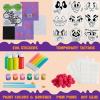 imageKlever Kits Halloween Pumpkin Painting Kit Party Favor for Kids Halloween Arts Crafts Party Supplies Glowing in The Dark Pumpkin Decorating Kit for School Activities Games
