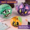 imageKlever Kits Halloween Pumpkin Painting Kit with 9 Character Designs Party Favor for Kids Halloween Arts Crafts Party Supplies Pumpkin Decorating Kit for Classroom DIY Activities Family Projects
