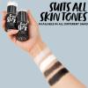 imageSpooktacular Creations 2 PCS Halloween Makeup Face Body Paint Kit Foundation Clown Makeup Eye Black Sticks Waterproof Foundation Stick Set for Adult Skeleton Dress Up Black White