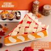 imageSpooktacular Creations 2 PCS Thanksgiving Decorative Plush Pumpkin ampamp Apple Pie Hats Thanksgiving Novelty Hats Party Favor Supplies Accessories Costume Dress Up