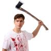 imageSpooktacular Creations 27quot Halloween Realistic Foam Felling Axe Scary Toy Weapons Fake Plastic Toy Axes for Women Men Halloween Costume Cosplay Party Props Accessories Brown