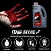 imageSpooktacular Creations 32 oz Fake Halloween Vampire Blood Bottle Fake Blood Stage Blood for Halloween Costume Zombie Vampire and Monster Makeup ampamp Dress Up