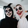 imageSpooktacular Creations 3PCS Halloween Makeup Face Body Paint Waterproof Foundation Cream Cake Tub Halloween Party Cosplay Clown Sfx Costume Dress Up Makeup for Adult1 Oz Each White Black Red