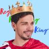 imageSpooktacular Creations Gold Royal King Crown Halloween Plastic Crown Hat for Kids Men Women Dress up Prince Costume Party Cosplay Props Pretend Play Party Accessories Decorations